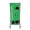 5S Supplies 5S Housekeeping Shadow Board Broom Station Version 16 - Green Board / Black Shadows  With Broom HSB-V16-GREEN-KIT - alternate 1